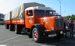 Büssing 8000S Pritsche Fernfahrerhütte 1950