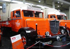 Büssing 8000S Pritsche Fernfahrerhütte 1950