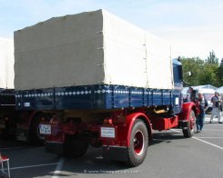B&uuml;ssing 6000S Pritsche mit Fernfahrerfahrerhaus 1954