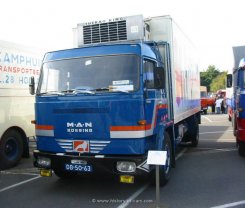 MAN-Büssing 16.320 Unterflur (BS16 L) Kühlkoffer 1971