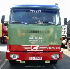 MAN-Büssing 16.320 (BS16) Kipper 1972