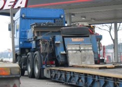 DAF 95XF 530 Sattelzugmaschine mit Tieflader 1997-2003