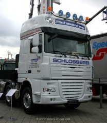 DAF XF 105.510 Sattelzugmaschine mit Ladekran 2008