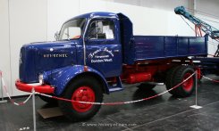 Henschel HS12 HAKV mit Tieflader und Seilbagger 1967