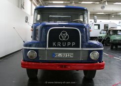 Krupp KS801 Kipper mit Tieflader und Hanomag B11 Radlader 1963