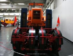 Krupp KS801 Kipper mit Tieflader und Hanomag B11 Radlader 1963