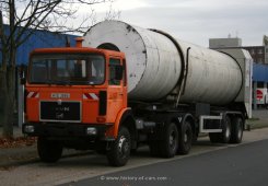 MAN 26.281 (F9) 6x6 Sattelzugmaschine mit Faun Rotopress 1983-1986