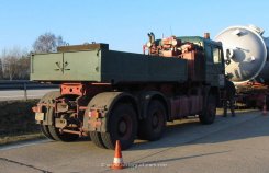 MAN F90 33.462 6x6 Schwerlast-Sattelzugmaschine mit Ballastpritsche Kahl 1986-1990