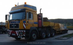 MAN F90 41.502 8x4/4 Schwerlast-Sattelzugmaschine P. Wirzius 1990-1994