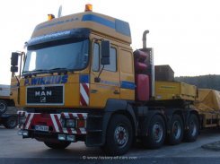 MAN F90 41.502 8x4/4 Schwerlast-Sattelzugmaschine P. Wirzius 1990-1994