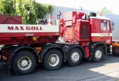 MAN F90 41.502 8x4/4 Schwerlast-Sattelzugmaschine Max Goll 1990-1994