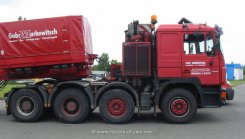 MAN F90 41.502 8x4/4 Schwerlast-Sattelzugmaschine Gebr. Markewitsch 1990-1994