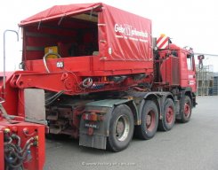 MAN F90 41.502 8x4/4 Schwerlast-Sattelzugmaschine Gebr. Markewitsch 1990-1994