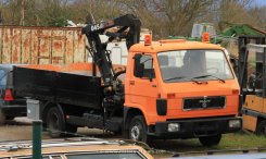 MAN-VW G90 8.100 Pritsche Ladekran 1987-1993