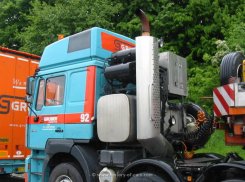 MAN F2000 Evo 41.464 8x4/4 Schwerlast-Sattelzugmaschine Gruber Logistics 1998-2000