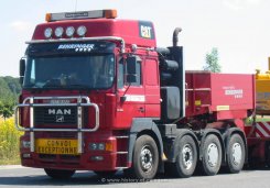 MAN F2000 Evo 41.464 8x4/4 Schwerlast-Sattelzugmaschine Behringer 1998-2000