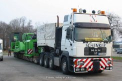 MAN F2000Evo 41.603 8x4/4 Schwerlast-Sattelzugmaschine Schenker 1998- ca. 1999