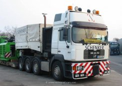 MAN F2000Evo 41.603 8x4/4 Schwerlast-Sattelzugmaschine Schenker 1998- ca. 1999