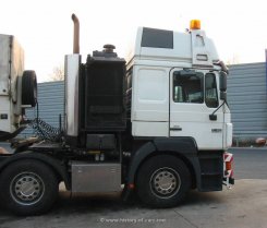 MAN F2000Evo 41.603 8x4/4 Schwerlast-Sattelzugmaschine Schenker 1998- ca. 1999