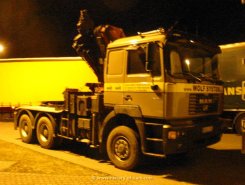 MAN F2000 Evo FE460A 6x6 Sattelzugmaschine mit Ladekran Wolf System 2000-2002