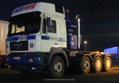 MAN F2000 Evo FE460A 8x4/4 Schwerlast-Sattelzugmaschine auto rent 2000-2002