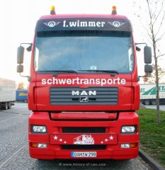 MAN TGA 41.660 XXL 8x4/4 Schwerlast-Sattelzugmaschine F. Wimmer 2002-2007