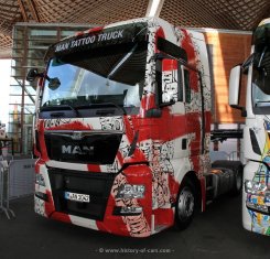 MAN TGX 4x2 XXL Tattoo-Trucks Sattelzugmaschine 2014