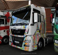MAN TGX 4x2 XXL Tattoo-Trucks Sattelzugmaschine 2014