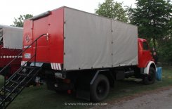 Mercedes-Benz LA328 Abrollkipper (eh. Richtfunkfahrzeug der Bundespost, 1977 umgerüstet) 1964