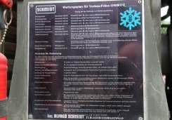 Mercedes-Benz Unimog 406 U80 Schneefr&auml;se Schmidt VF3 1970