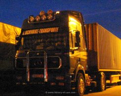 Mercedes-Benz SK94 1838S 4x2 Sattelzugmaschine Schwarz-Transporte 1994-1998