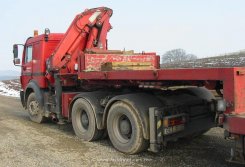 Mercedes-Benz SK94 2644S 6x4 Sattelzugmaschine mit Ladekran Buller 1994-1998