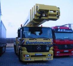 Mercedes-Benz Actros 2640 L flaches Dach 8x4x4 Arbeitsbühne Gardemann 1996-2002