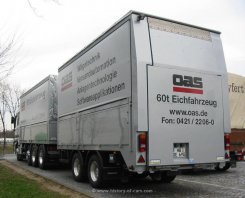 Mercedes-Benz Actros 2653 L 8x4/4 OAS 60t Eichfahrzeug 1996-2002