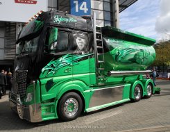Mercedes-Benz Actros MP4 2551 BigSpace Silo Airbrush Kuljetus Auvinen 2014