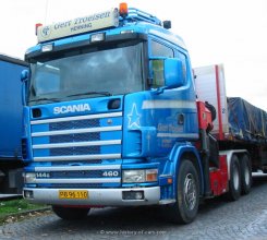 Scania 144G 460 6x4 Sattelzugmaschine mit Ladekran 1995-2001