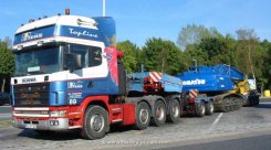 Scania 144G 530 Topline 8x4/4 Schwerlast-Sattelzugmaschine Peters 1995-2001