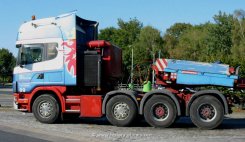 Scania 144G 530 Topline 8x4/4 Schwerlast-Sattelzugmaschine Peters 1995-2001