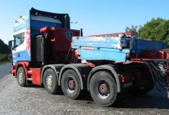 Scania 144G 530 Topline 8x4/4 Schwerlast-Sattelzugmaschine Peters 1995-2001