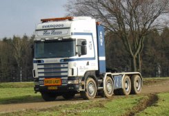 Scania 144G 530 Topline 8x4/4 Schwerlast-Sattelzugmaschine Finn Hansen 1995-2001