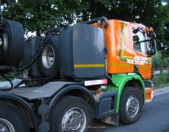 Scania P124G 420 gb10x4/6nz Schwerlast-Sattelzugmaschine V.D.Vlist 1999