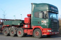 Scania 164G 580 8x4/4 Topline Schwerlast-Sattelzugmaschine Kahl 2000-2004