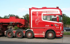 Scania 164L 580 Longline 8x4/4 Schwerlast-Sattelzugmaschine GIVE 2003-2004