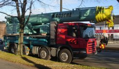 Scania P420 8x4/4 Liebherr LTF1060 Aufbaukran 2010