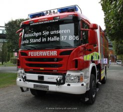Scania P360 CB4x4HHZ Doppelkabine Feuerwehr GW L2 2014